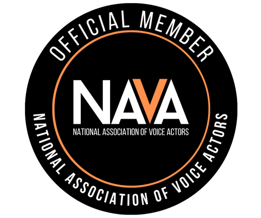 National Association of Voice Actors (NAVA) Official Member logo